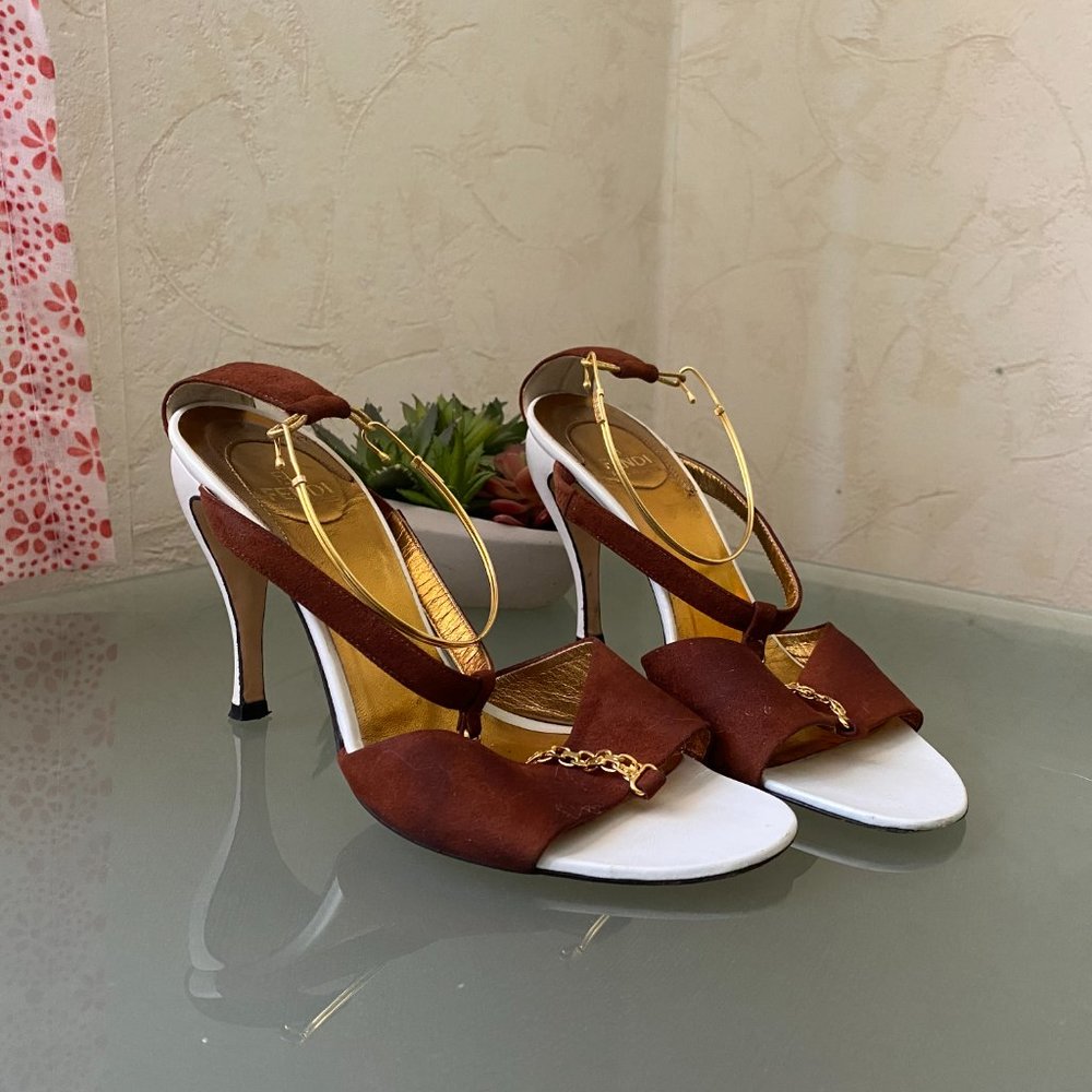 FENDI Strappy Sandals w/ Heel